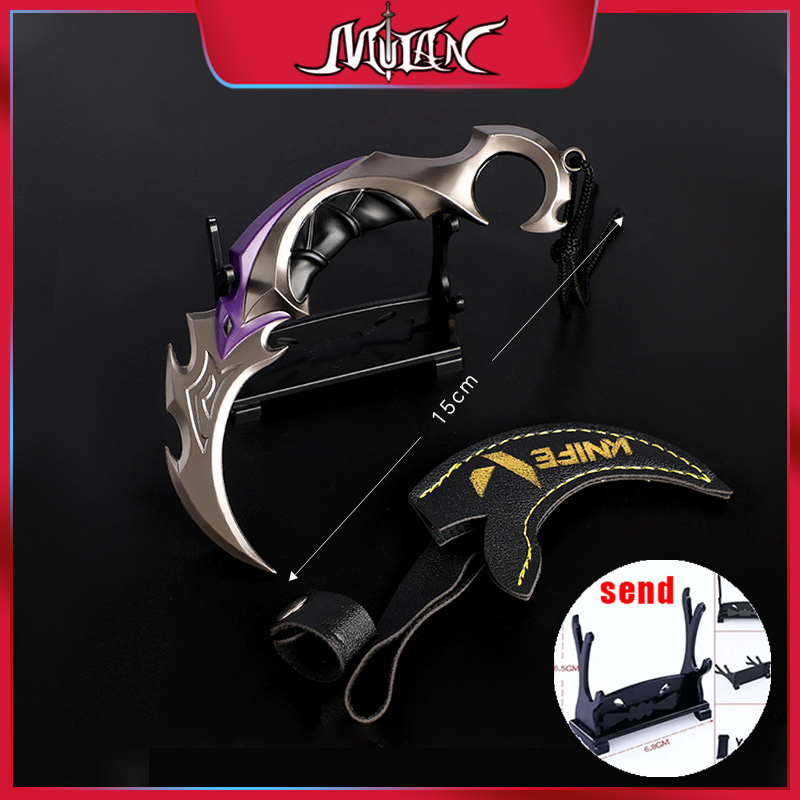 Craft Knife Set - 6-дюймовая металлическая модель Valorant EP5 Karambit