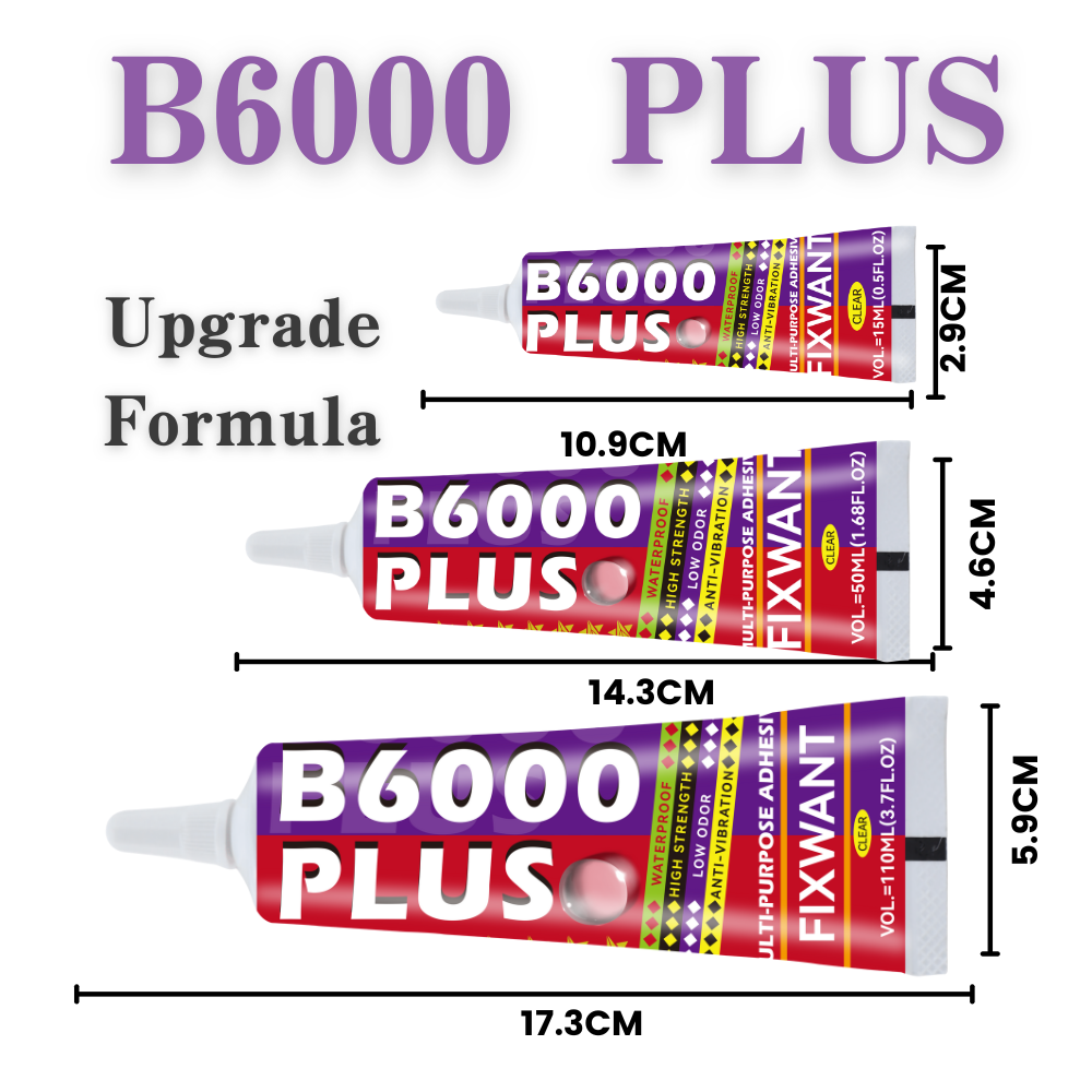 Contact Cement Glue - B6000 PLUS 15/50/110 мл прозрачный контактный