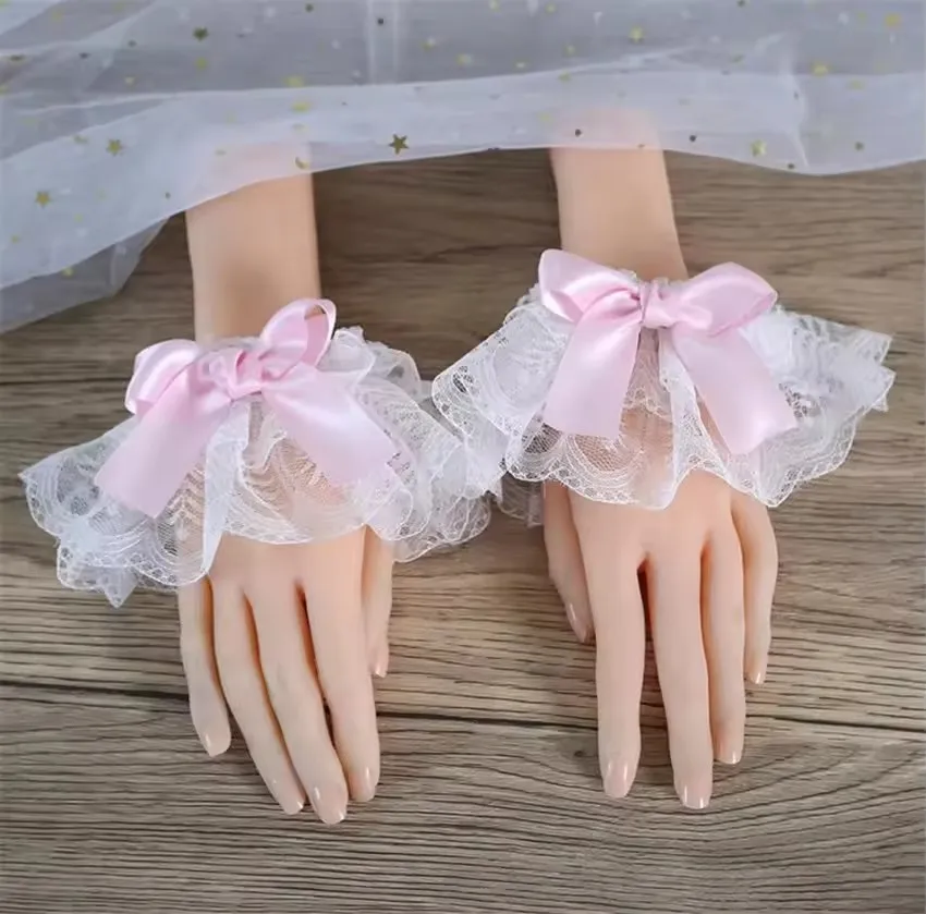 Cosplay Prop Bow - Японские женские и женские разноцветные перчатки