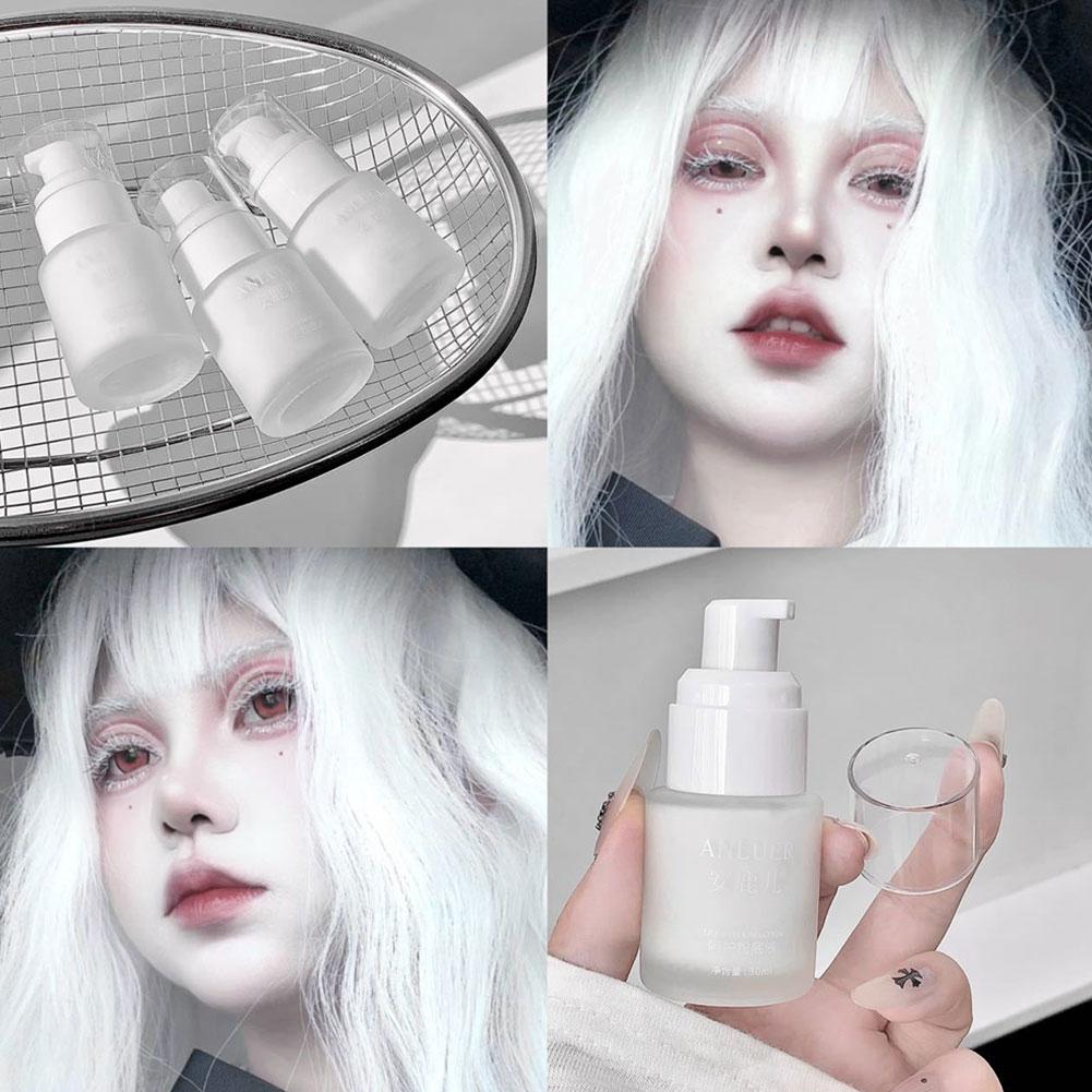 Cosplay Prop Primer - Матовая белая жидкая тональная основа, водостойкая,
