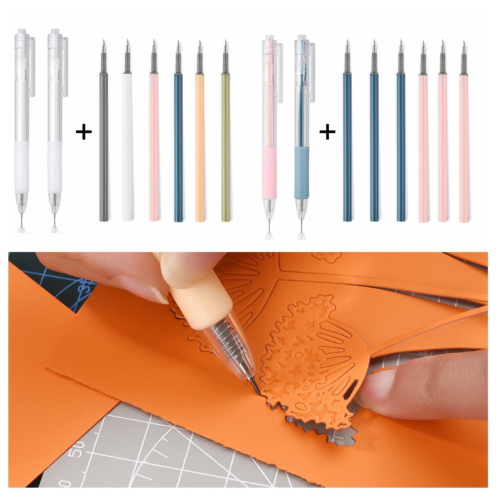 Craft Knife Set - 1/8 шт. канцелярский нож для творчества,