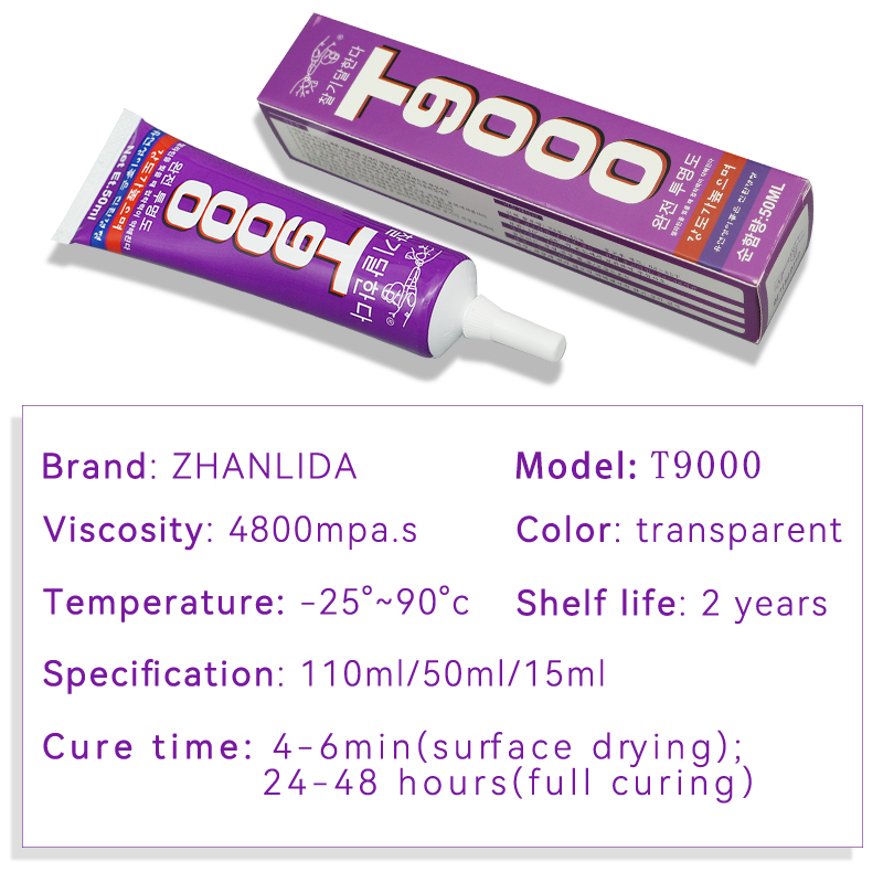 15/50/110 мл T9000 прозрачный  – обзор и цена Contact Cement Glue