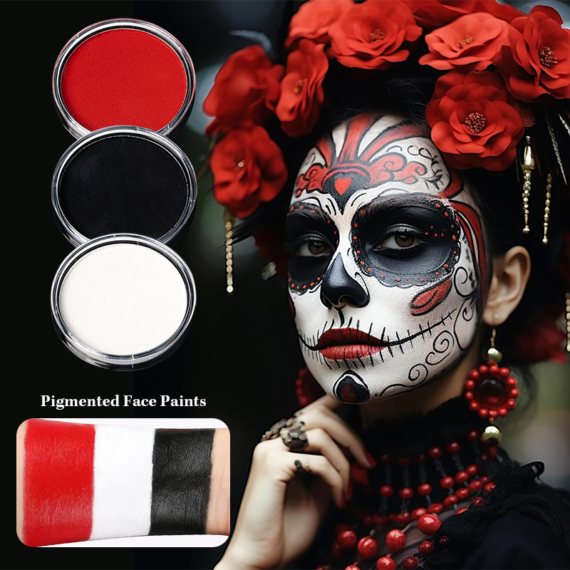 Набор из 3-х черно-бело-красны – обзор и цена Cosplay Prop Paint