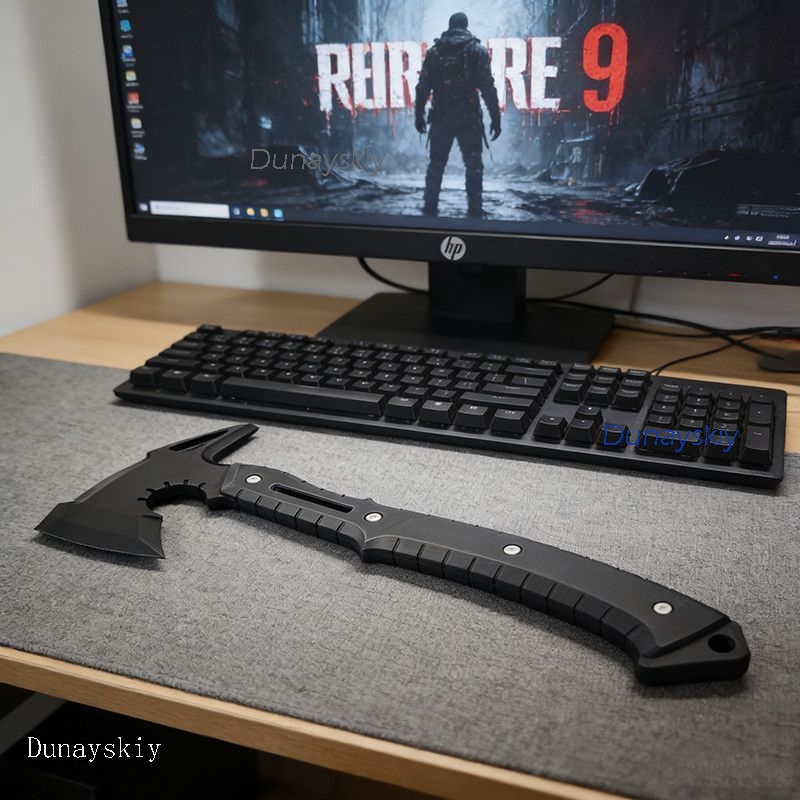 Re9 REQ Leon Cosplay Evil Requ – обзор и цена Cosplay Prop Axe