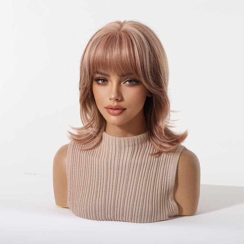 Женский парик с челкой, завито – обзор и цена Wig Fiber Net